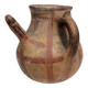 Traditional Kabyle/Berber terracotta pottery decorated with patterns (2)