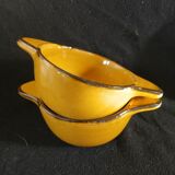 2 antique earthenware bowls