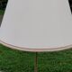 Vintage tripod floor lamp from the 60s in wood and brass