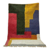 Tapis berbère en laine naturelle traditionnelle taille 150 x 250 cm