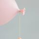Bilumen 'Balloon' pink wall lamp by Yves Christin, Italy, 1980s.