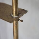 1930s brass floor lamp, reading lamp.
