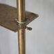 1930s brass floor lamp, reading lamp.