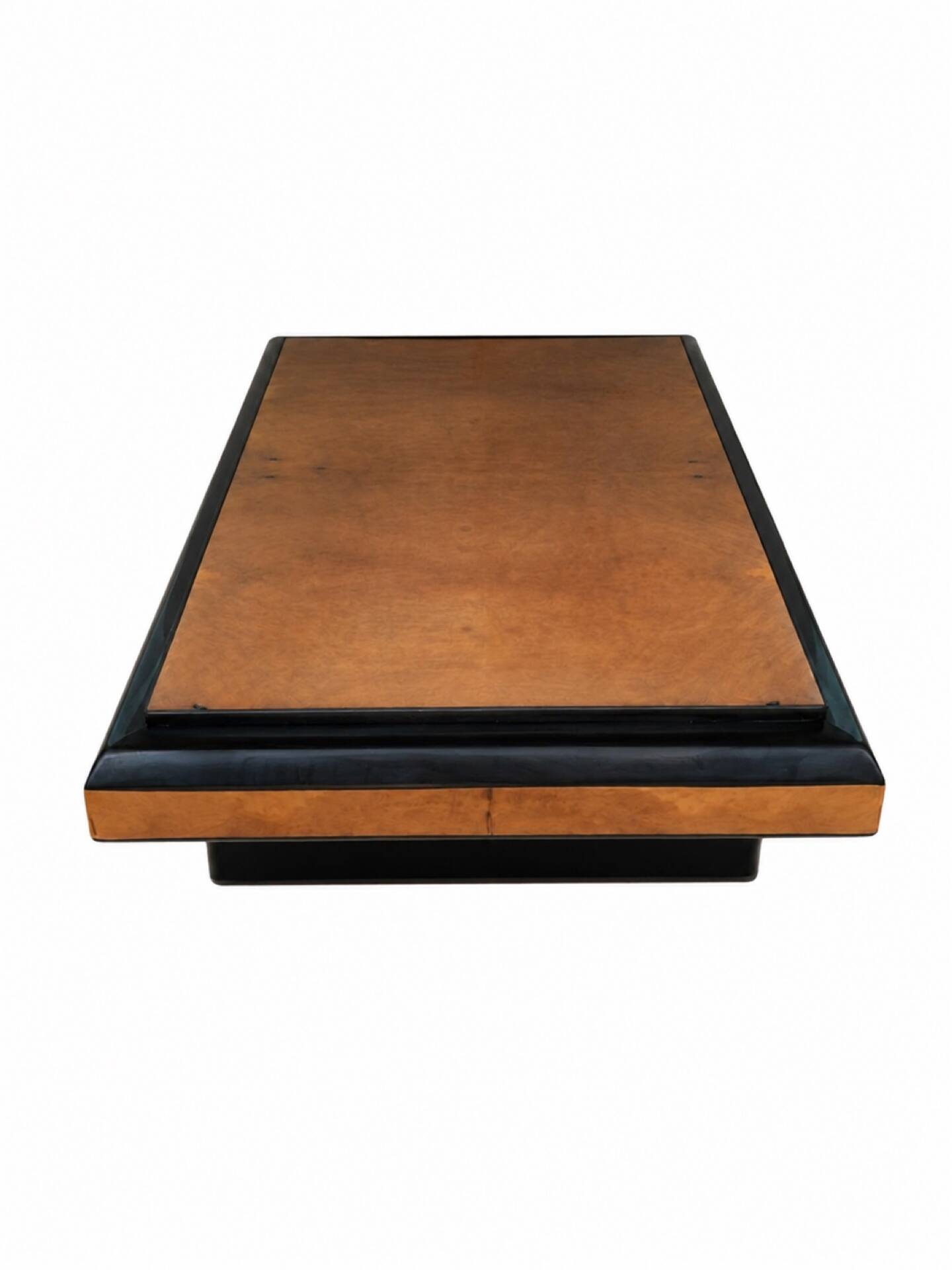 Large coffee table in elm burl – Contemporary design