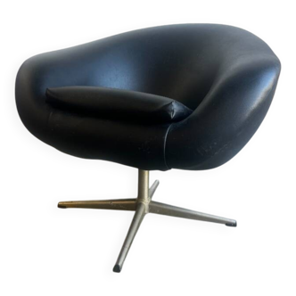 Vintage/siège simple avec base en étoile chaise pivotante jansson