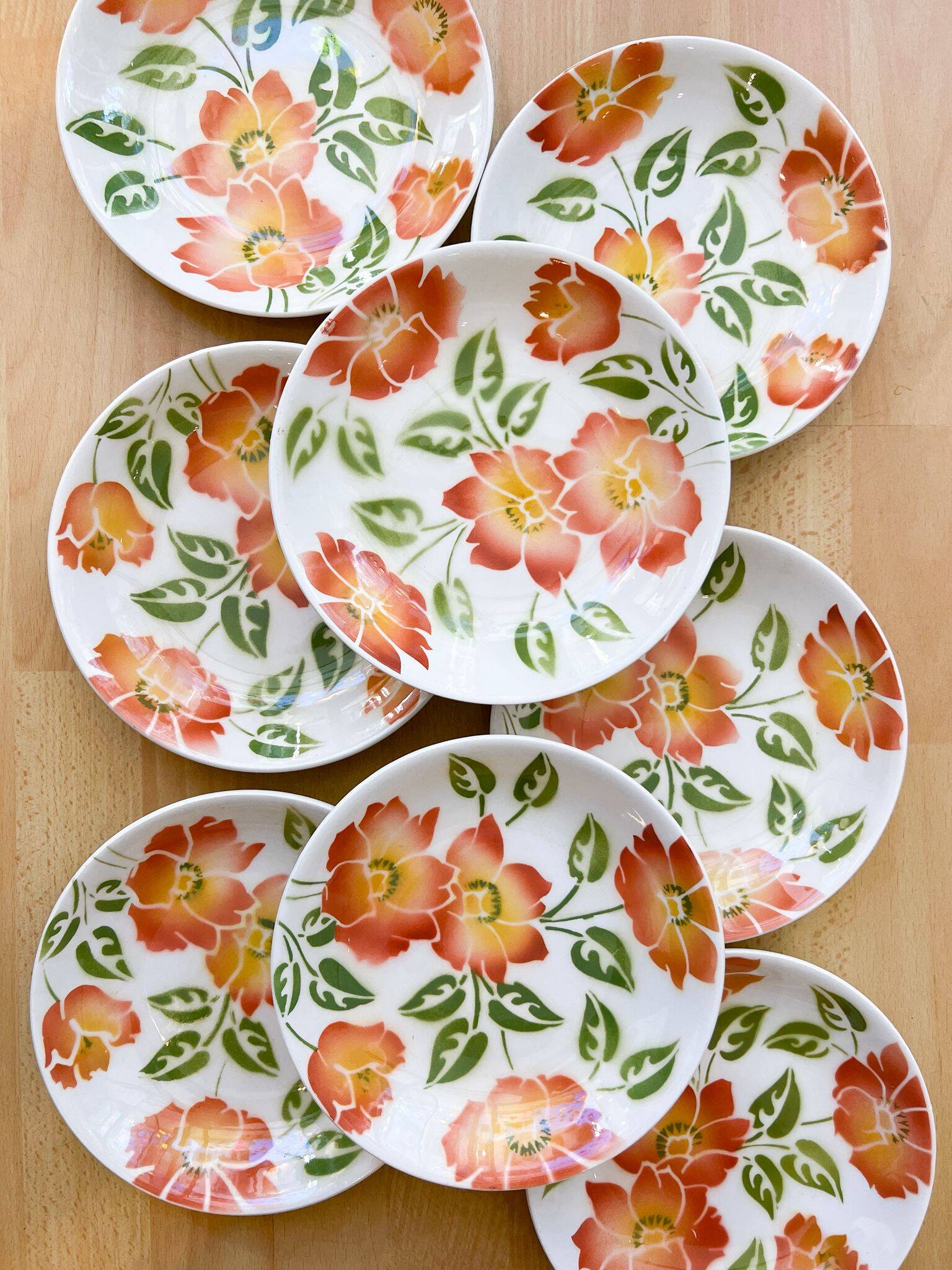 8 deep plates Moulin des Loups