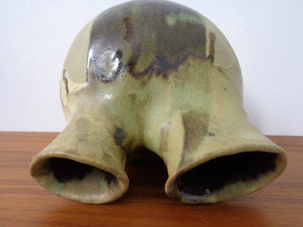 Danish Studio Ceramic Vase, 1960s