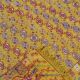 Tapis kilim jaune fait main
