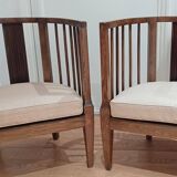 Pair of art deco armchairs