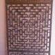 Panneau ancien en bois sculpté de style oriental