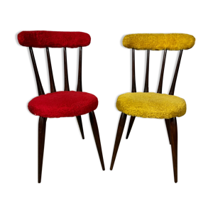 Paire de chaises vintage