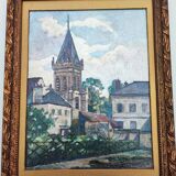 Peinture à l'huile - par H.Guignabaude