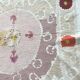 Vintage hand-embroidered tablecloth 122x131 cm