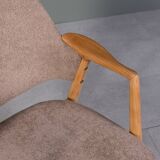 Designer Scandinavian Ash Wood Armchairs