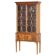 Bibliothèque Astrale Victorienne Antique vers 1870 avec Longues Jambes