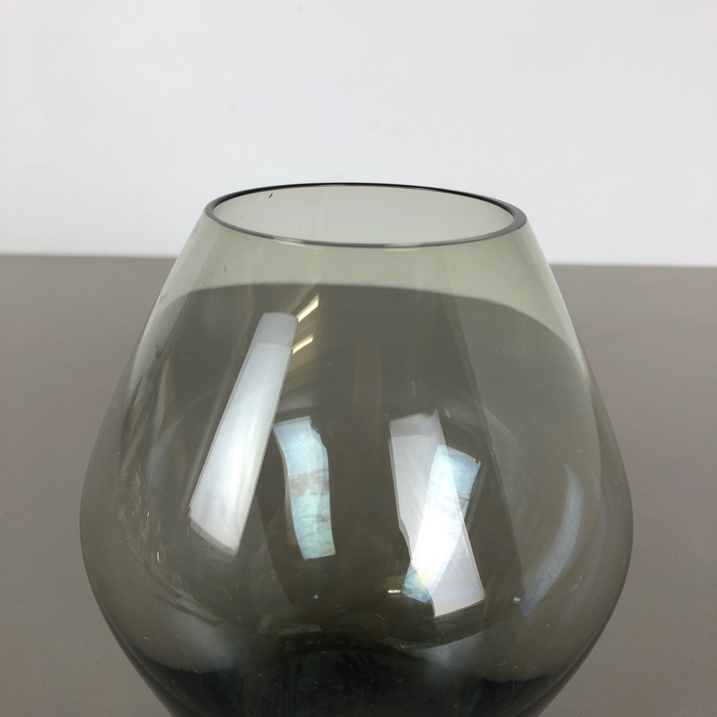 Vintage 1960s turmalin vase by Wilhelm Wagenfeld for WMF, Germany