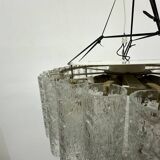 Glass Tubes Chandelier Flush mount from Doria Leuchten, 1960s