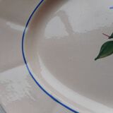 Plat ovale en faïence "Digoin"