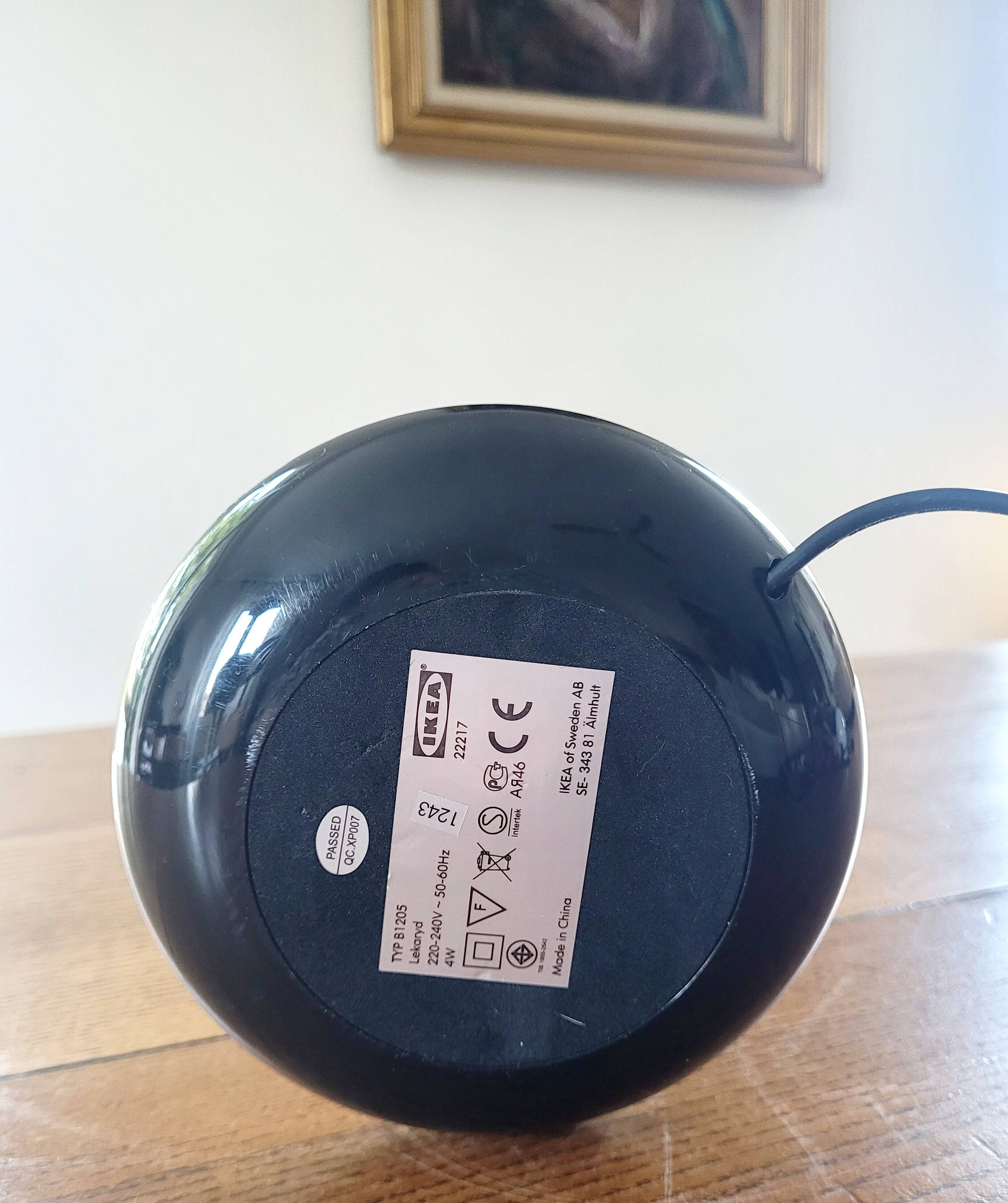 Vintage Space Age table lamp by Ikea