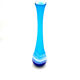 Sculptural Vase "Goccia" 43cm - Blown Murano Glass - Blue & Latte