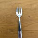 Set of 12 dessert/fish forks in silver-plated metal with hallmark.