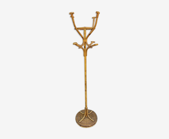 Porte manteau rotin