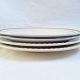 Flat plates Gien, Sarreguemines, Digoin