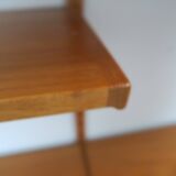 danish wall shelf unit in teak from the 60s by Kai Kristiansen