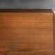 Classic vintage mid-century Scandinavian rosewood coffee table with a sliding black top.