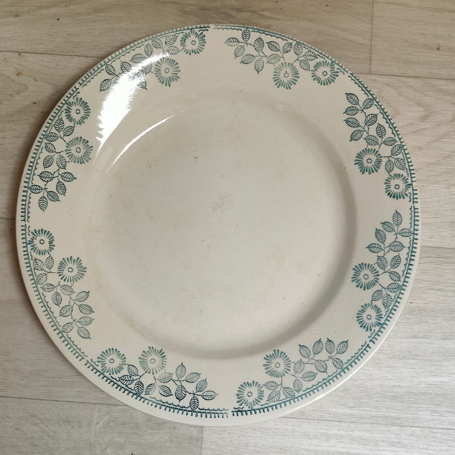 Set of 3 plates iron earth