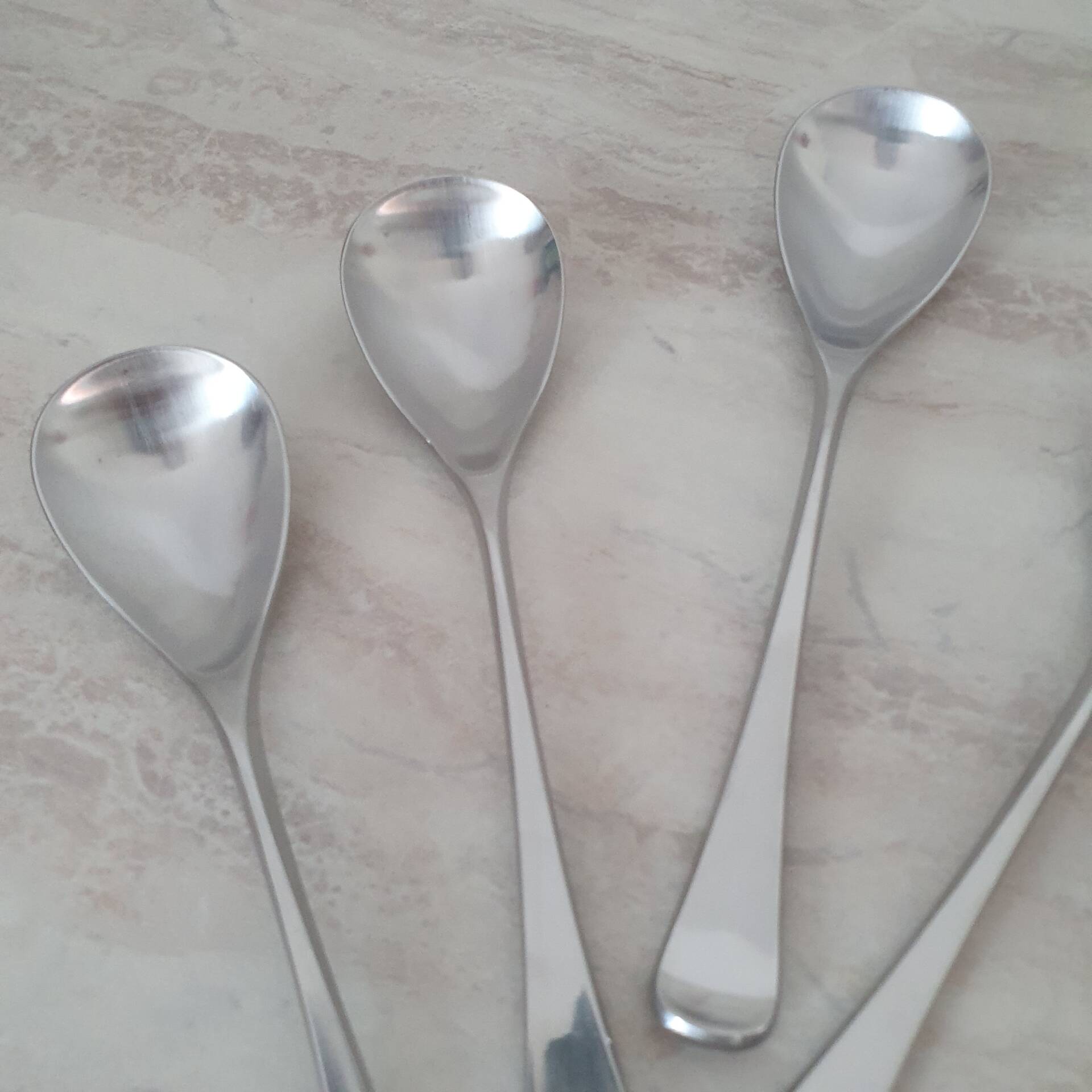 5 Large Spoons Guy Degrenne Cobra collection