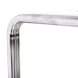 Scandinavian metal mirror, Sweden 1980, 60 x 60cm