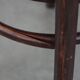 Set of five vintage wooden Cosmos bistro design chairs with stunning detail
