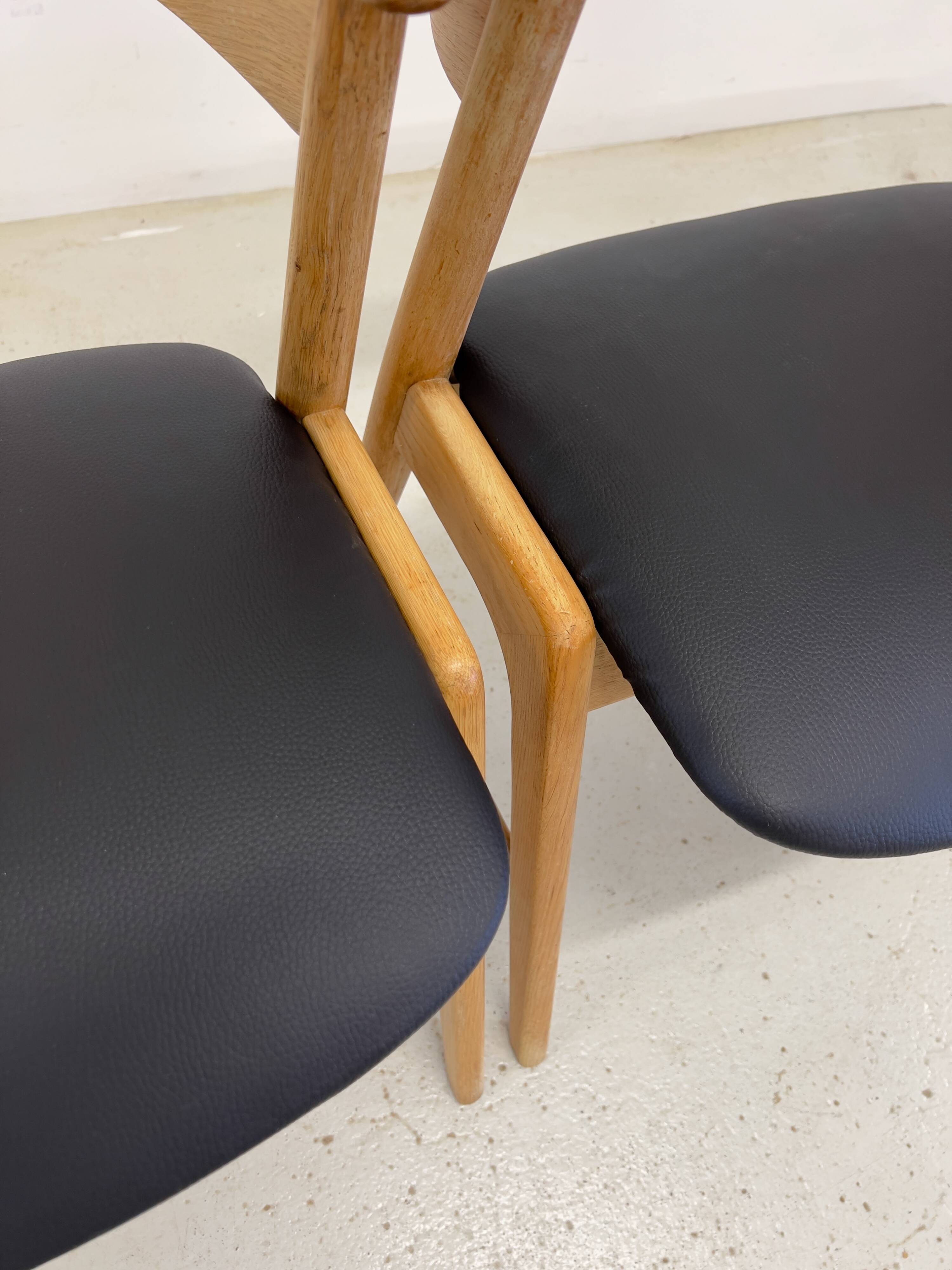 Kai Kristiansen Model 32 Dining Chairs, Korup Møbelfabrik.