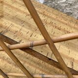 Vintage rattan shelf