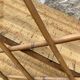 Vintage rattan shelf
