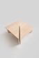 Table basse triangulaire Up&Up, années 1970.