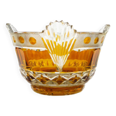 Bol à fruits moderne du milieu du siècle, cristal, Pologne, années 1970