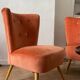 Sofa and 2 vintage armchairs
