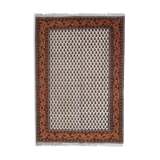 Vintage Indian Carpet Seraband handmade 122cm x 175cm 1980s, 1C519