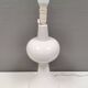 Large and beautiful Italian Table Lamp in white porcelain, estimated 1980s.