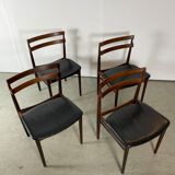 4 chaises par Henry Rosengren pour Brande Denmark 60