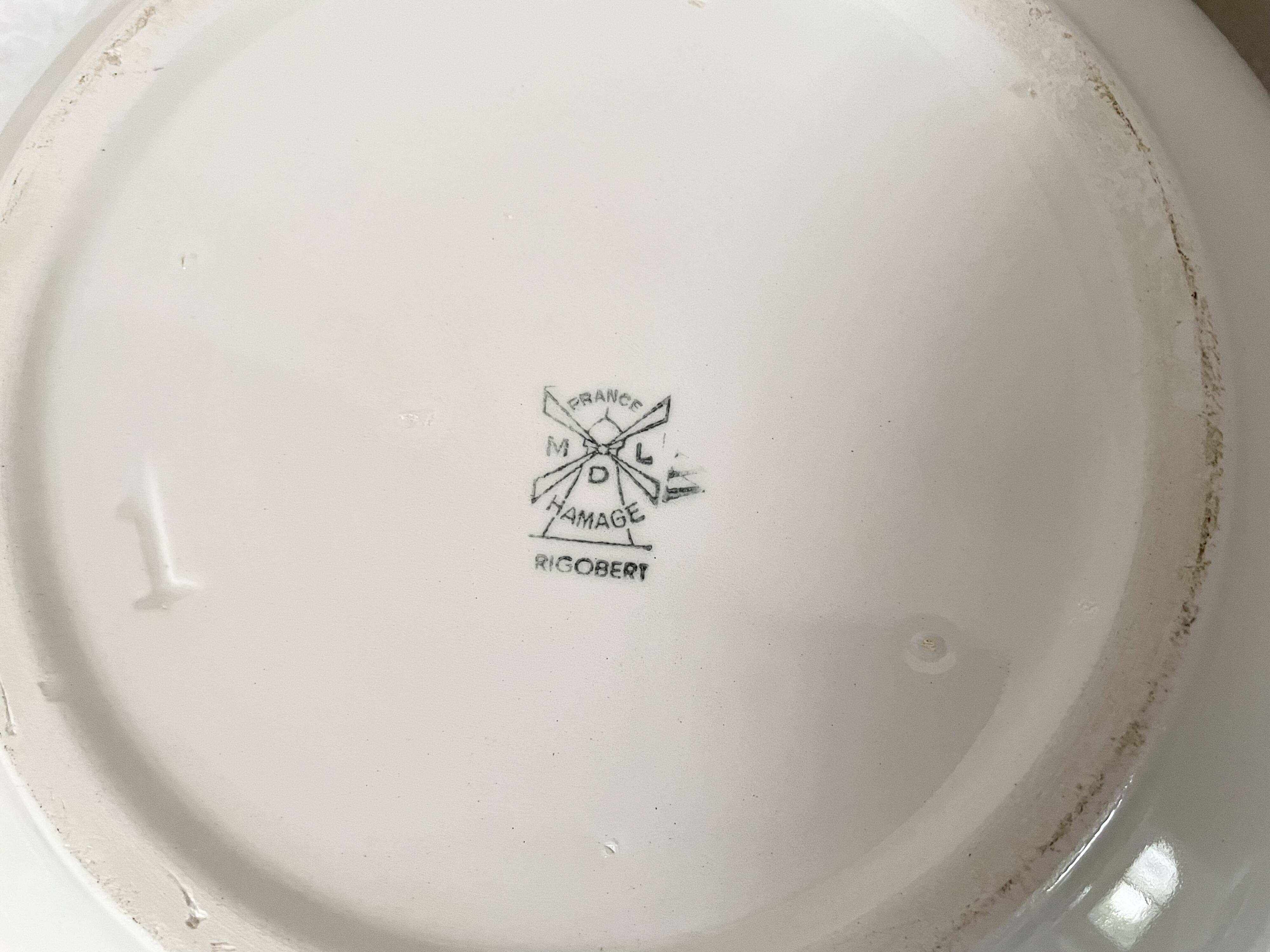 Moulin des Loups and Hamage earthenware tureen