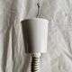 Vintage white ceramic up-and-down pendant light