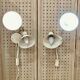 Modular scandinavian design wall lights.