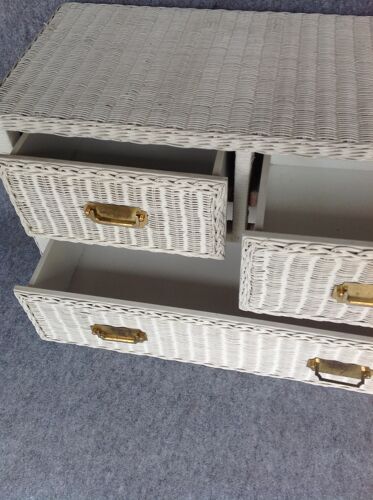 Rattan chest of drawers