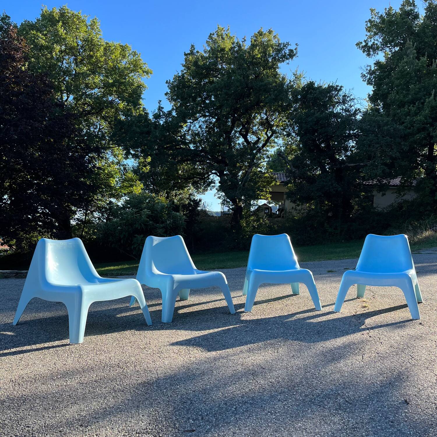 4 outdoor chairs Vagö, Thomas Sandell, PS IKEA 2000