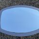 Vintage Wall Mirror, smoked glass, two-tone circa 1980s