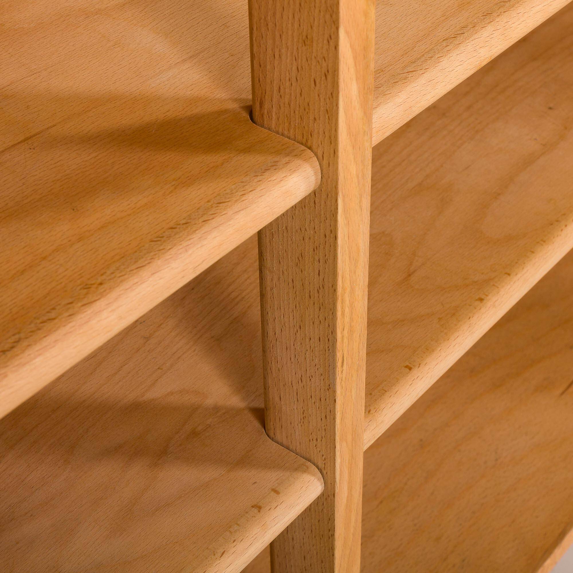 Hans Wegner mid-century oak bookcase, RY Mobler, 1960s