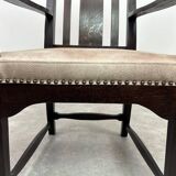 Art Deco office chair in the style of Charles Rennie Mackintosh.